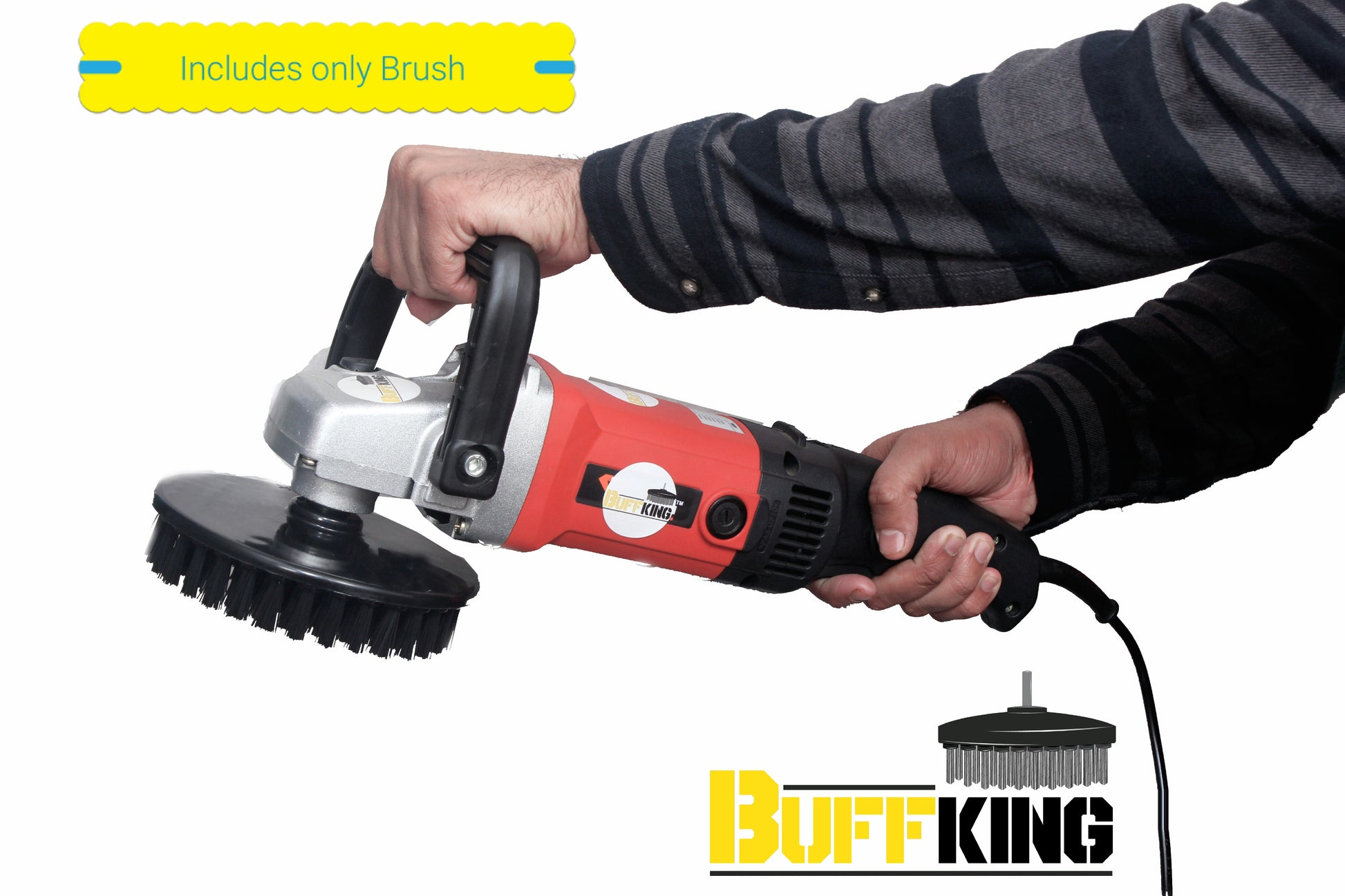 Electric Grinder with Brush (Black)